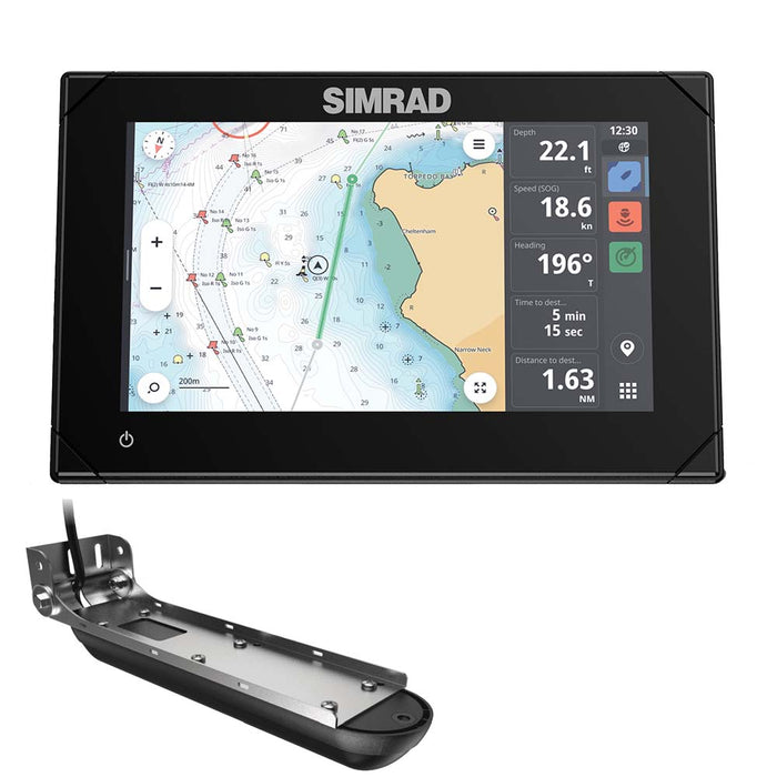 Simrad NSX 3007 7" Combo Chartplotter  Fishfinder w/Active Imaging 3-in-1 Transducer [000-15365-001]-North Shore Sailing