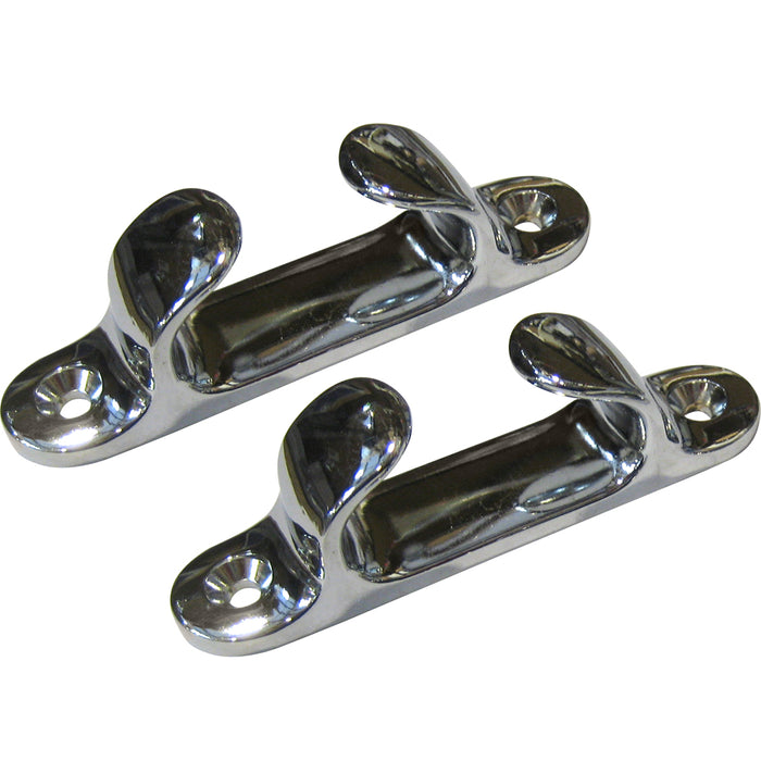 Perko 4" Straight Chock - Chrome Plated Zinc [1230DP0CHR]-North Shore Sailing