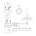 Scanstrut DS16-P Vertical Cable Seal [DS16-P]-North Shore Sailing