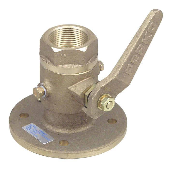 Perko 1-1/4" Seacock Ball Valve Bronze MADE IN THE USA [0805007PLB]-North Shore Sailing