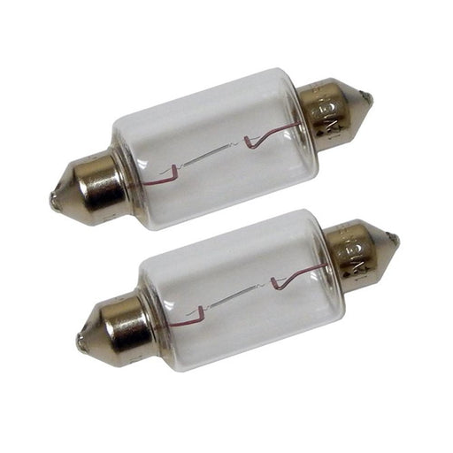 Perko Double Ended Festoon Bulbs - 12V, 15W, .97A - Pair [0070DP1CLR]-North Shore Sailing