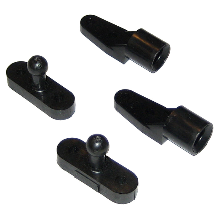 Perko Door Catches - Black Nylon - Pair [0559DP]-North Shore Sailing