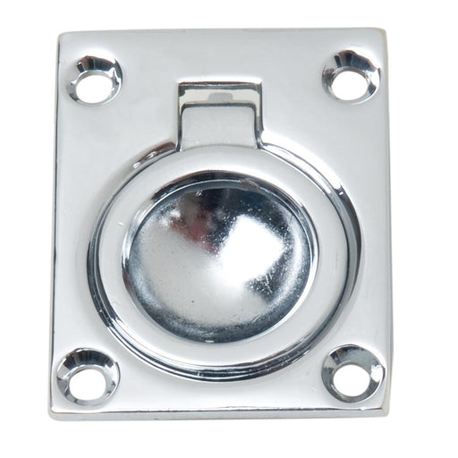 Perko Flush Ring Pull - Chrome Plated Zinc [0841DP0CHR]-North Shore Sailing