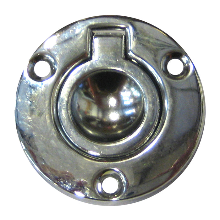 Perko Round Flush Ring Pull - 2" - Chrome Plated Zinc [1232DP2CHR]-North Shore Sailing