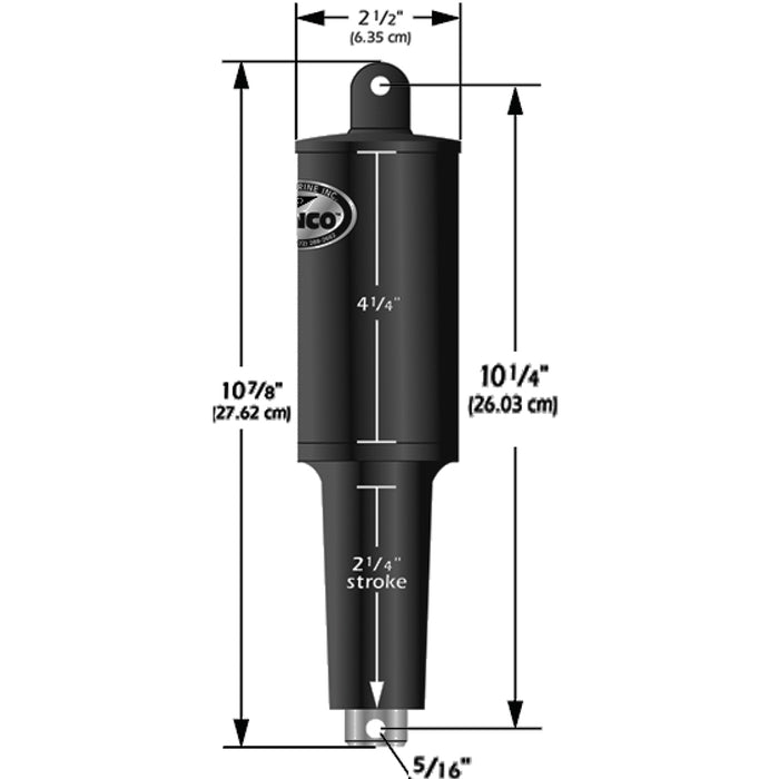 Lenco 12V 1-1/4" Stroke 5 Lobe Actuator - 5/16" - 3/8" [15122-001]-North Shore Sailing