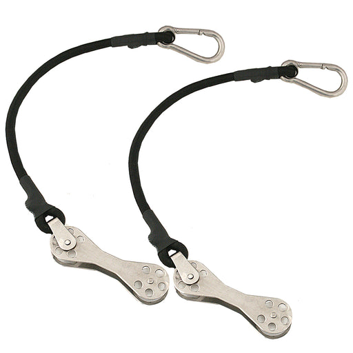 Taco Shock Cord w/Double Roller (Pair) [COK-0022-2]-North Shore Sailing