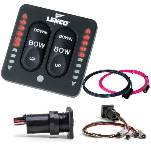 Lenco LED Indicator Integrated Tactile Switch Kit w/Pigtail f/Dual Actuator Systems [15171-001]-North Shore Sailing