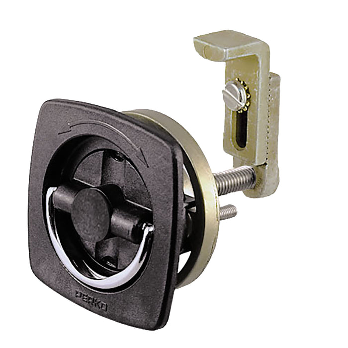 Perko Flush Latch - Non-Locking - 2.5" x 2.5" w/Offset Adjustable Cam Bar [0932DP2BLK]-North Shore Sailing