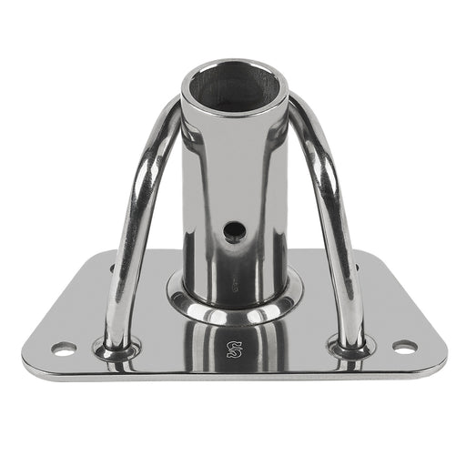 Schaefer Stanchion Base Single - Heavy-Duty [36-01]-North Shore Sailing