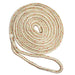 New England Ropes 5/8" Double Braid Dock Line - White/Gold w/Tracer - 50 [C5059-20-00050]-North Shore Sailing