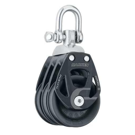 Harken 60mm Triple Aluminum Element Block w/Swivel [6272]-North Shore Sailing