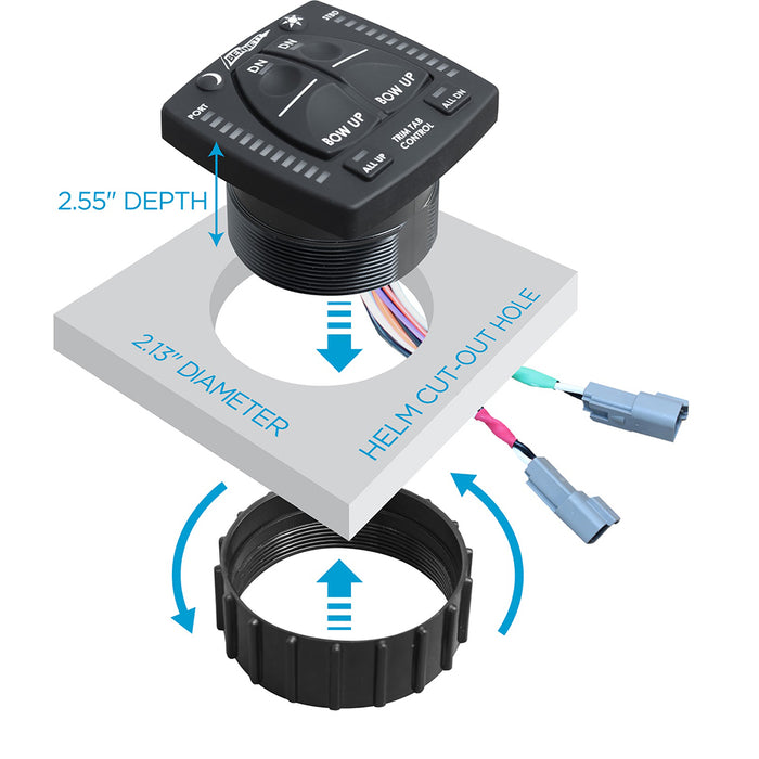 Bennett One Box Indication Unit f/BOLT Electric System [OBI9000-E]-North Shore Sailing