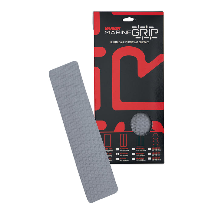 Harken Marine Grip Tape - 3 x 12" - Grey - 8 Pieces [MG1003-GRY]-North Shore Sailing