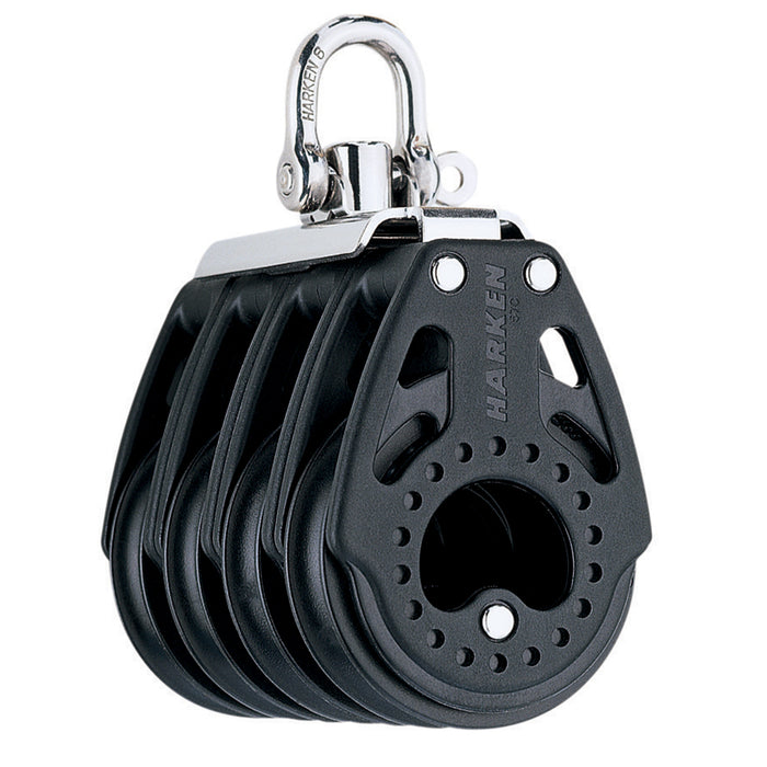 Harken 57mm Carbo Quad Block - Swivel [2631]-North Shore Sailing