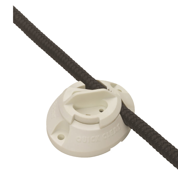 Barton Marine Quick Cleat - 5/16" - White [60031]-North Shore Sailing