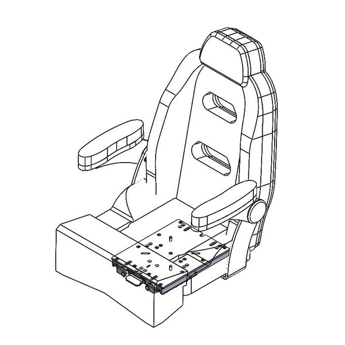 TACO Low Profile Adjustable Seat Slide [M20-1013A]-North Shore Sailing