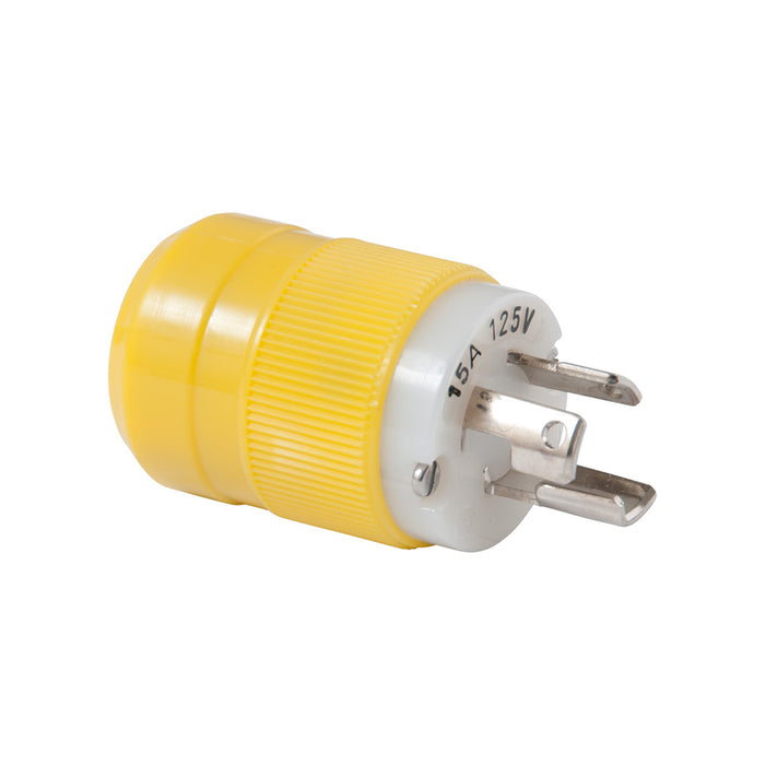 Marinco Locking Plug - 15A, 125V - Yellow [4721CR]-North Shore Sailing