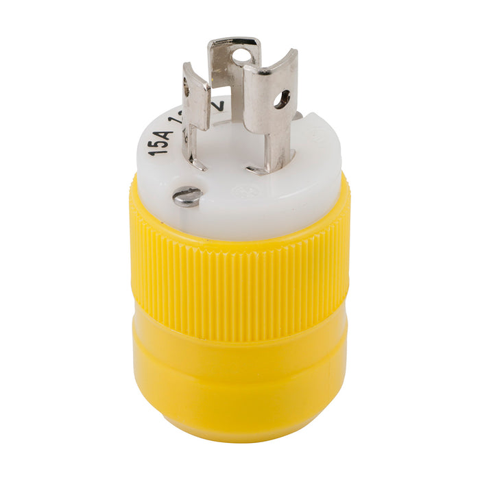 Marinco Locking Plug - 15A, 125V - Yellow [4721CR]-North Shore Sailing