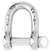 Wichard Self-Locking D Shackle - 12mm Diameter - 15/32" [01206]-North Shore Sailing