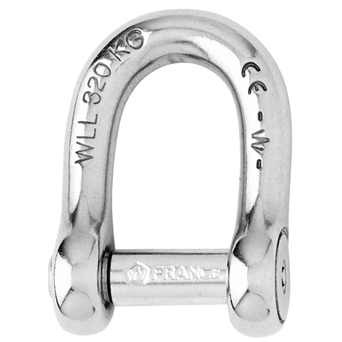 Wichard Self-Locking Allen Head Pin D Shackle - 8mm Diameter - 5/16" [01304]-North Shore Sailing