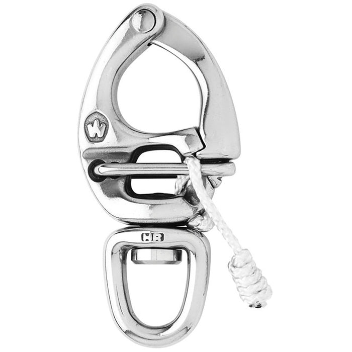 Wichard HR Quick Release Snap Shackle With Swivel Eye - 80mm Length - 3-5/32" [02674]-North Shore Sailing