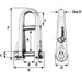 Wichard HR Key Pin Shackle With Bar - 6mm Pin Diameter [91433]-North Shore Sailing